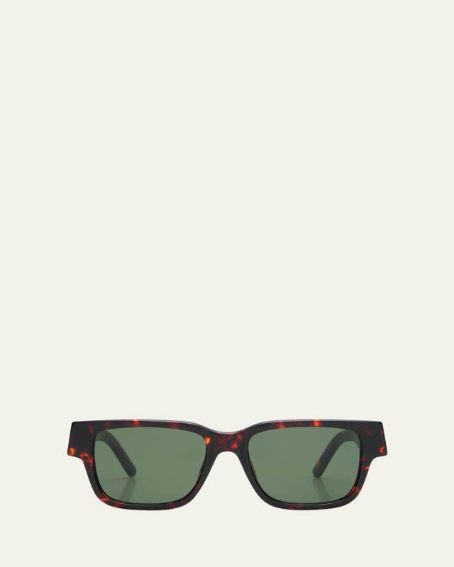 Newport Acetate Rectangle Sunglasses